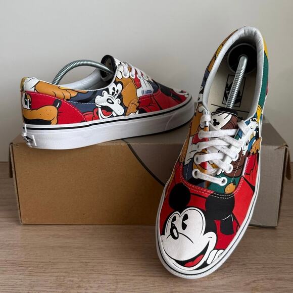 Vans X Disney Mickey Mouse & Friends Era Unisex Sneakers- SZ M 8.5- W 10 Vans X Disney Era Mickey Mouse Denim Sneakers  main image 4